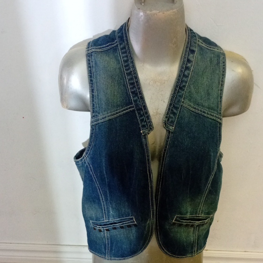 Women's / Men Classic Blue Denim Vest